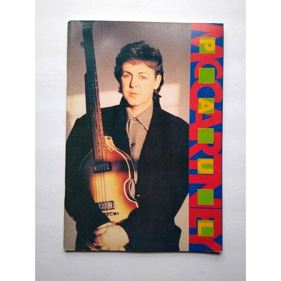 Paul McCartney 1989 World Tour Book Japan Text The Beatles History Poster Inside - Picture 2 of 10